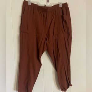 Boho Linen Old Navy Ankle Pant